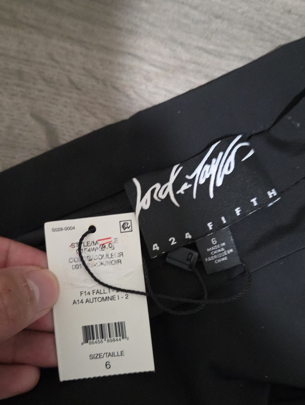 Nwt Lord & Taylor Black A-Line Midi Skirt - Picture 5 of 7